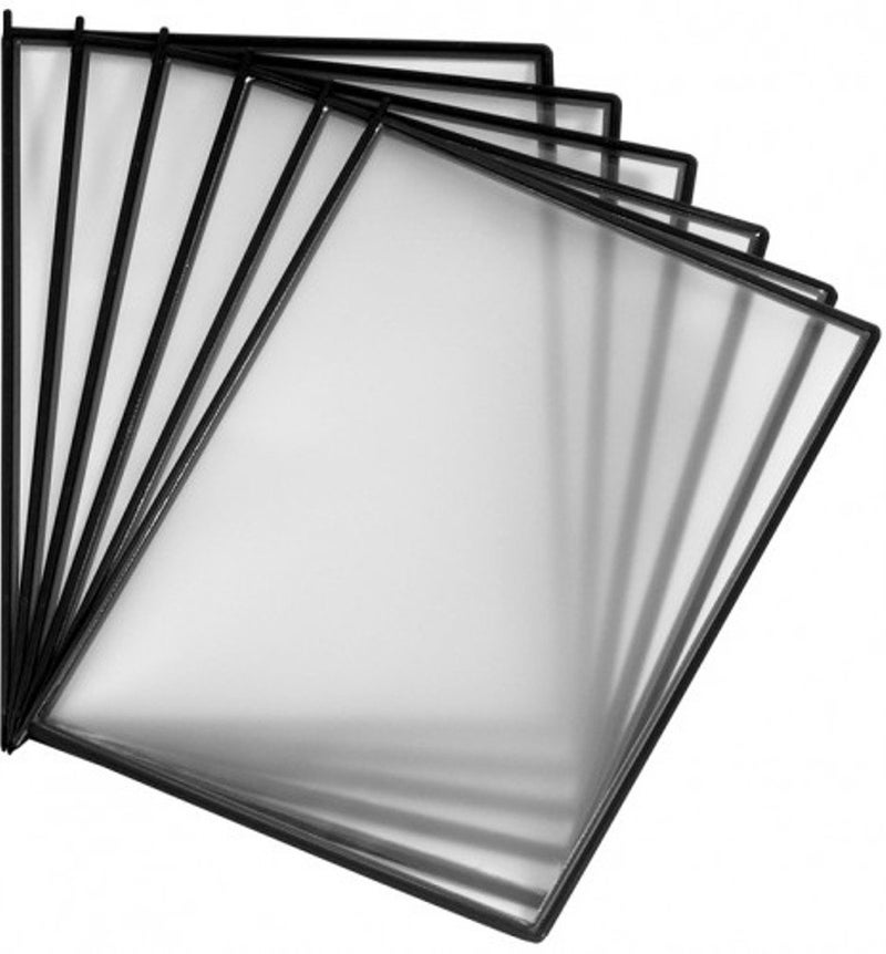 Martin Yale MVS6 Master Replacement Sleeves (6 Sleeves) For Use With MVMD24/MVMD12 MasterView Desktop Stands and MVW12 MasterView Wall Mount System, Glare-Free Sleeves Holds 8 1/2" x 11" Documents